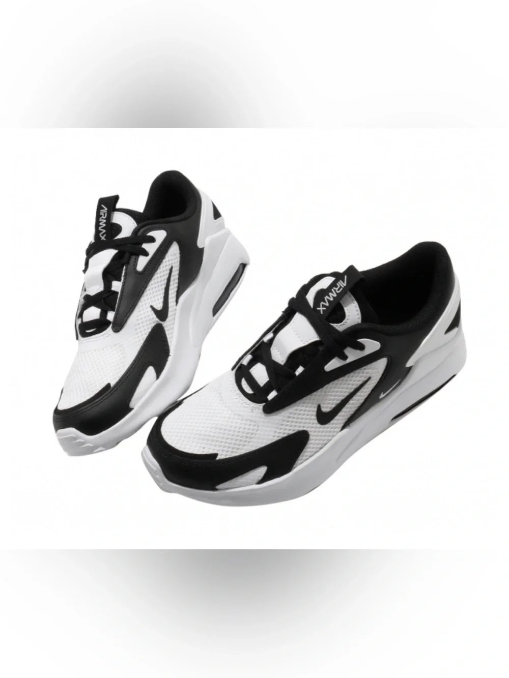 Nike Kids Black and White Air Max Style Sneakers
